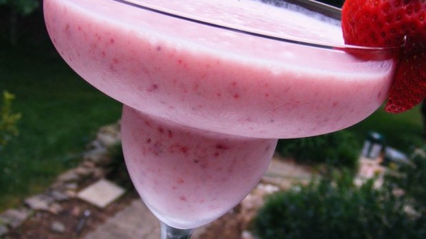 Jahodové Smoothie s banánem