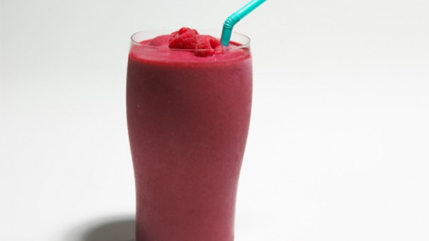 Raní malinové smoothie