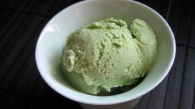 Raw zelená zmrzlina