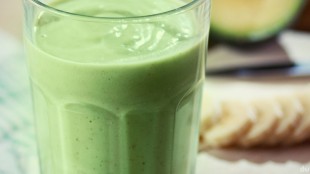 Zelené Smoothie s mandlovým mlékem